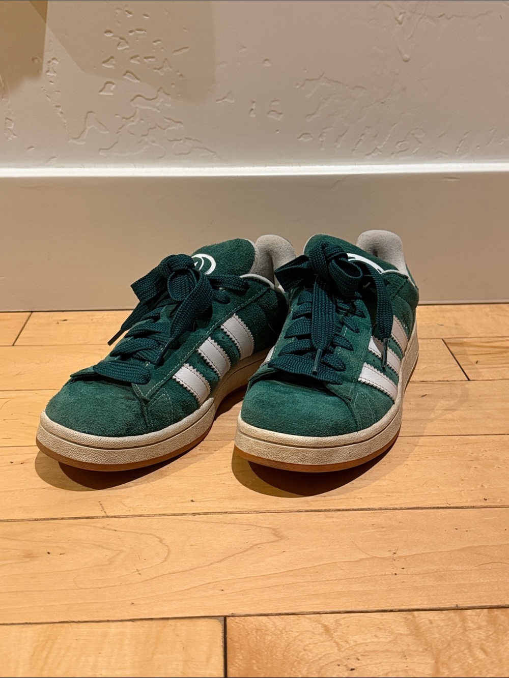 Adidas Campus 00s Green Suede Sneakers